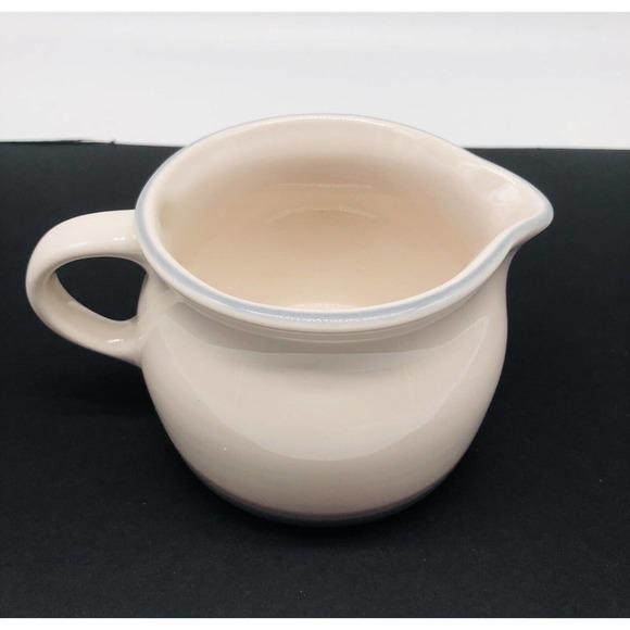 PFALTZGRAFF Stoneware Aura Pink Blue Band Creamer Bowl Cup Coffee Tea Design A1 - Picture 6 of 6